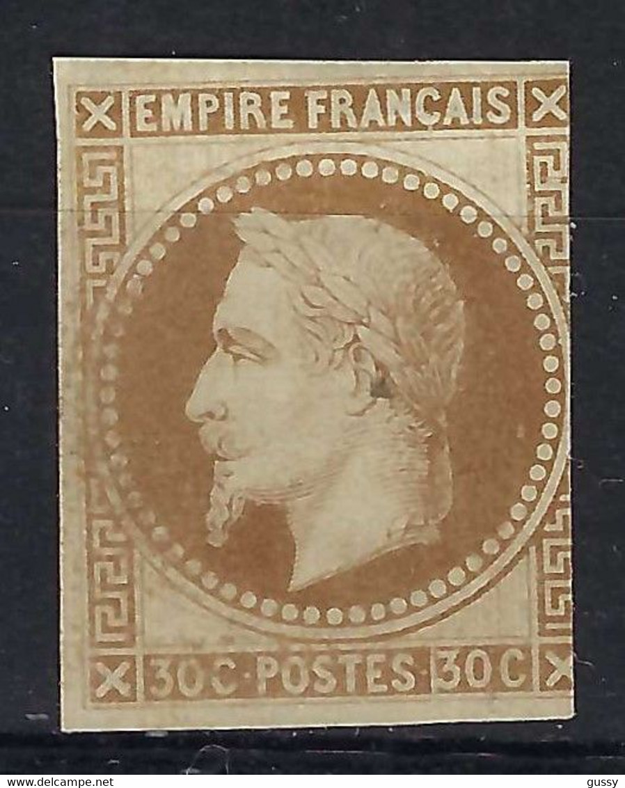 FRANCE Colonies Générales Ca.1871-72:  Le Y&T 9 Neuf(*), Var. "impr. Des 2 Côtés" - Napoléon III