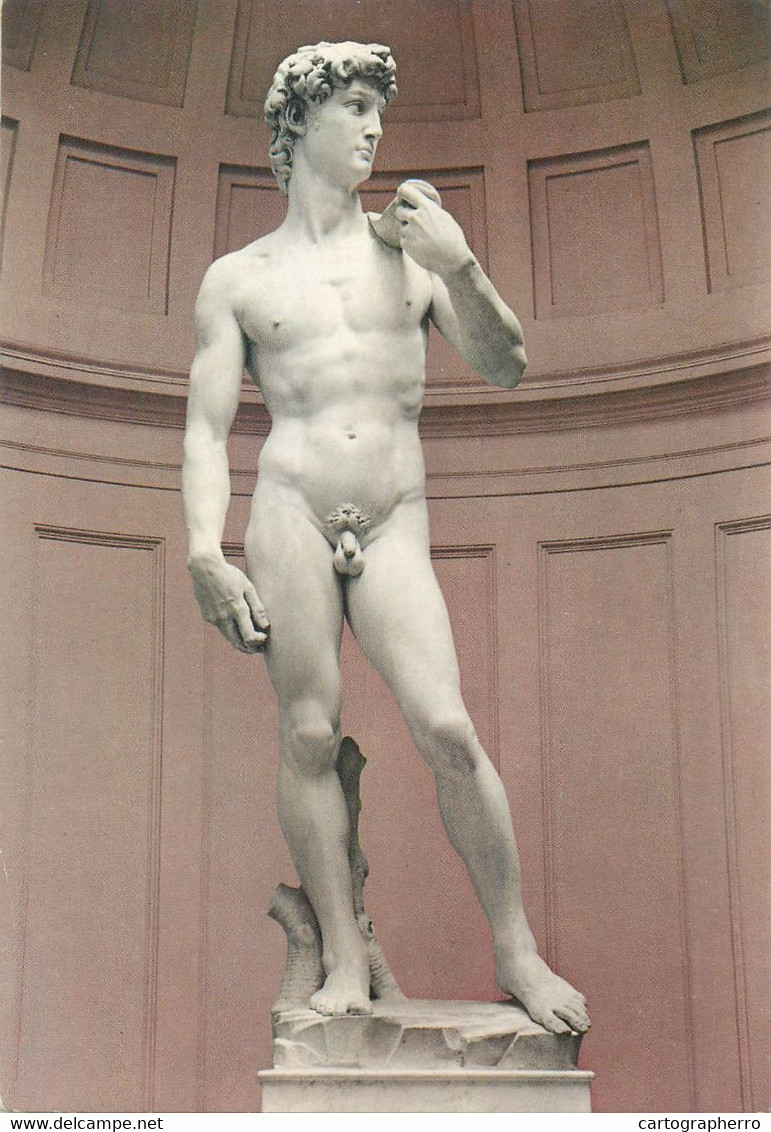 Post Card David Del Michelangelo - Sculptures