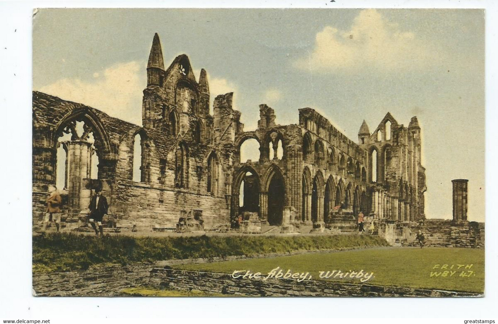 Yorkshire Whitby Abbey Frith's Posted 1959 - Whitby