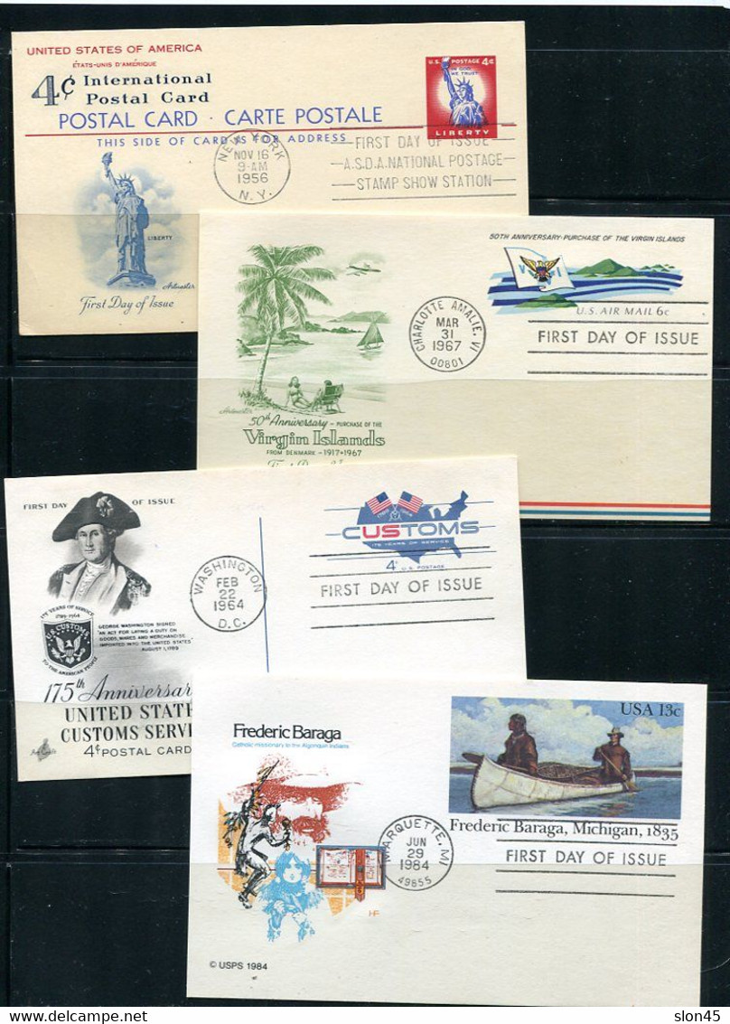 USA 12 Postal Stationary Maxi Cards First Day Of Issue 14431 - Sonstige & Ohne Zuordnung