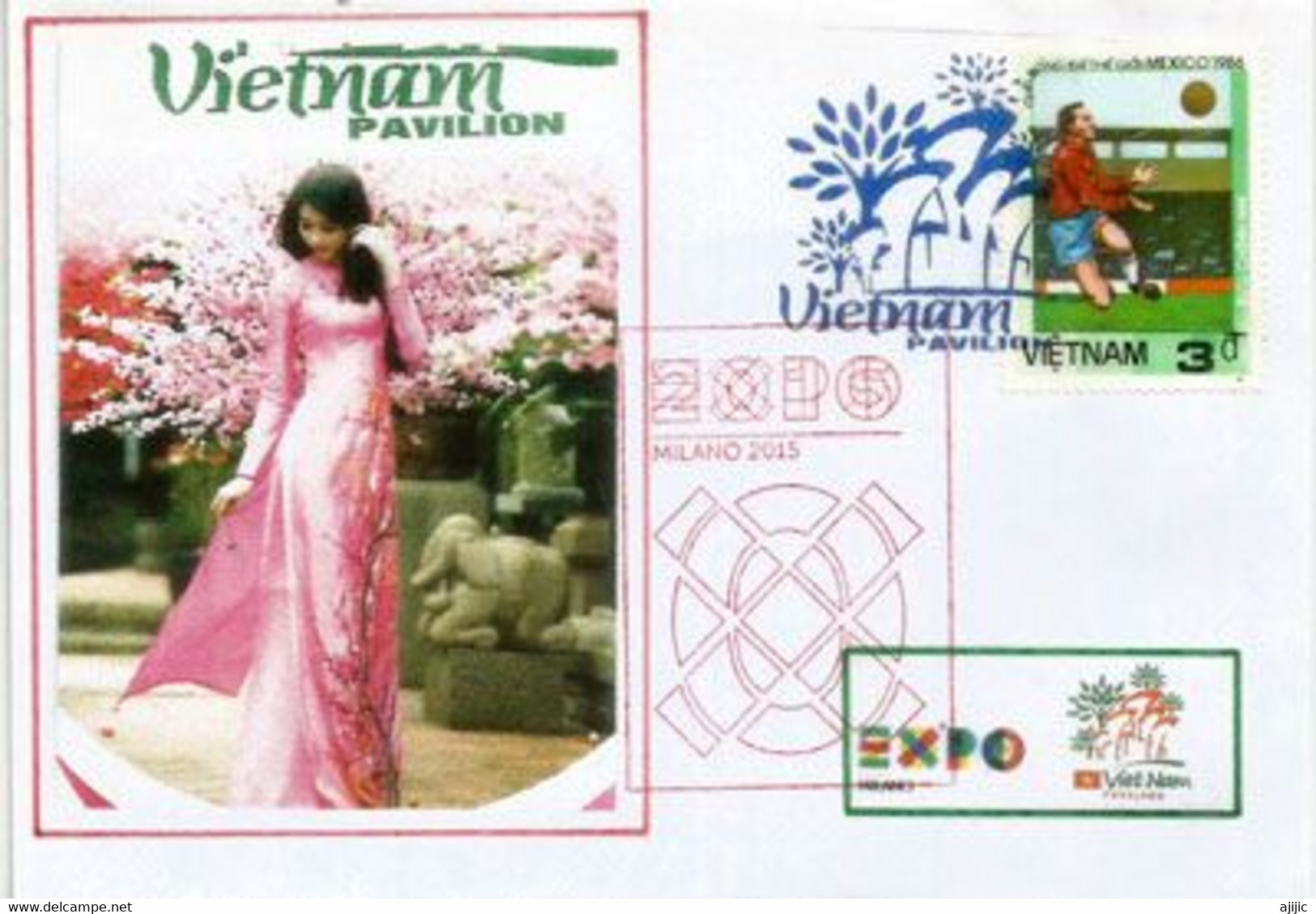 VIETNAM. UNIVERSAL EXPO MILANO 2015, Letter From The Vietnam Pavilion,with The Official Stamp EXPO MILANO - 2015 – Milán (Italia)