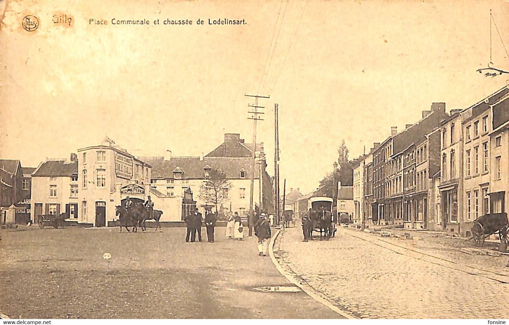 Gilly - Place Communale & Chée De Lodelinsart - Charleroi