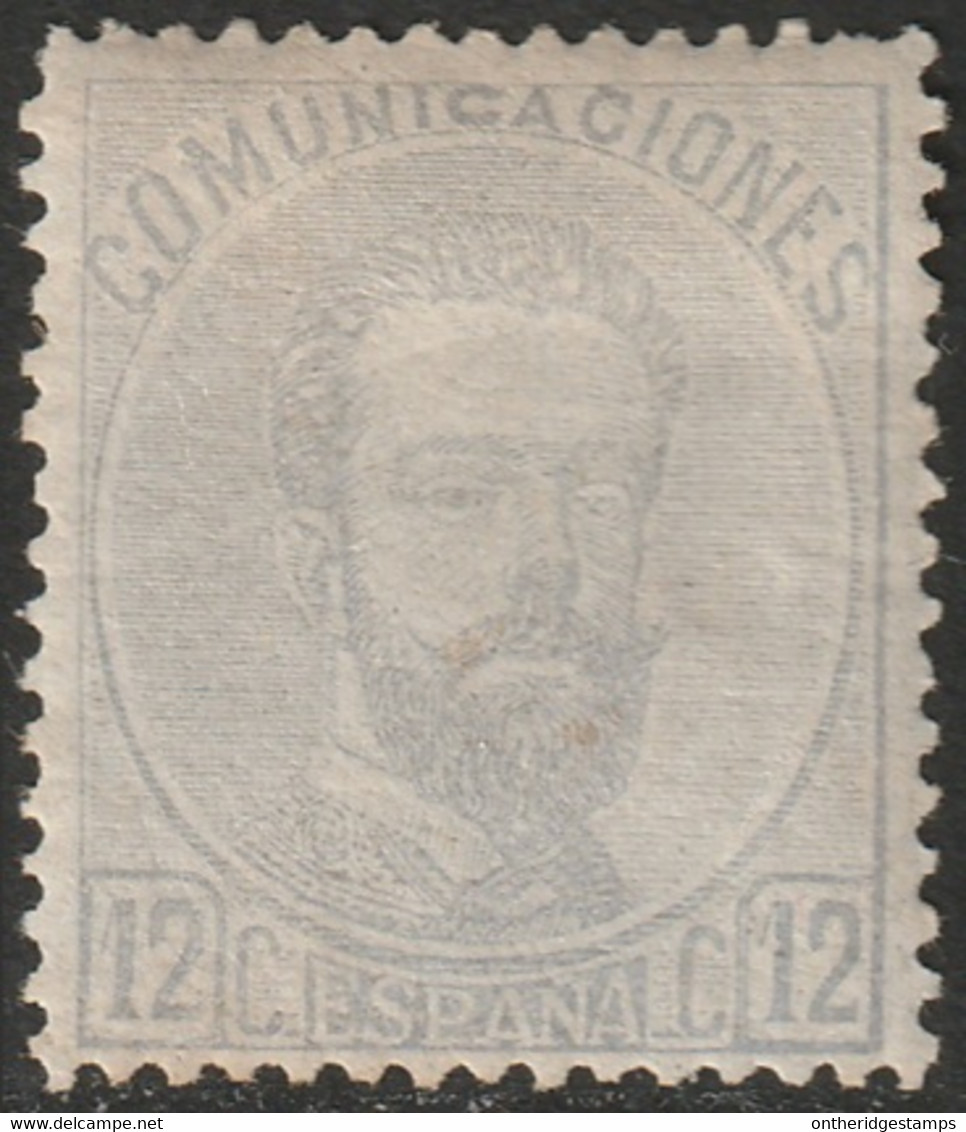 Spain 1872 Sc 182 Espana Ed 122 MH* Perf Toning - Ongebruikt