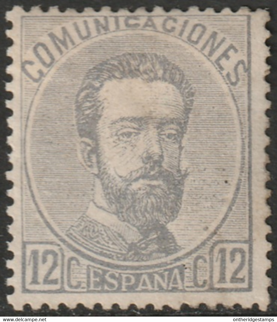 Spain 1872 Sc 182 Espana Ed 122 MH* Disturbed Gum - Nuovi