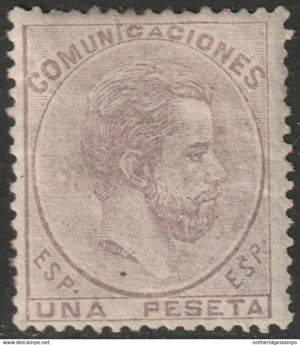 Spain 1872 Sc 187 Espana Ed 127 MH* Couple Creases - Nuevos