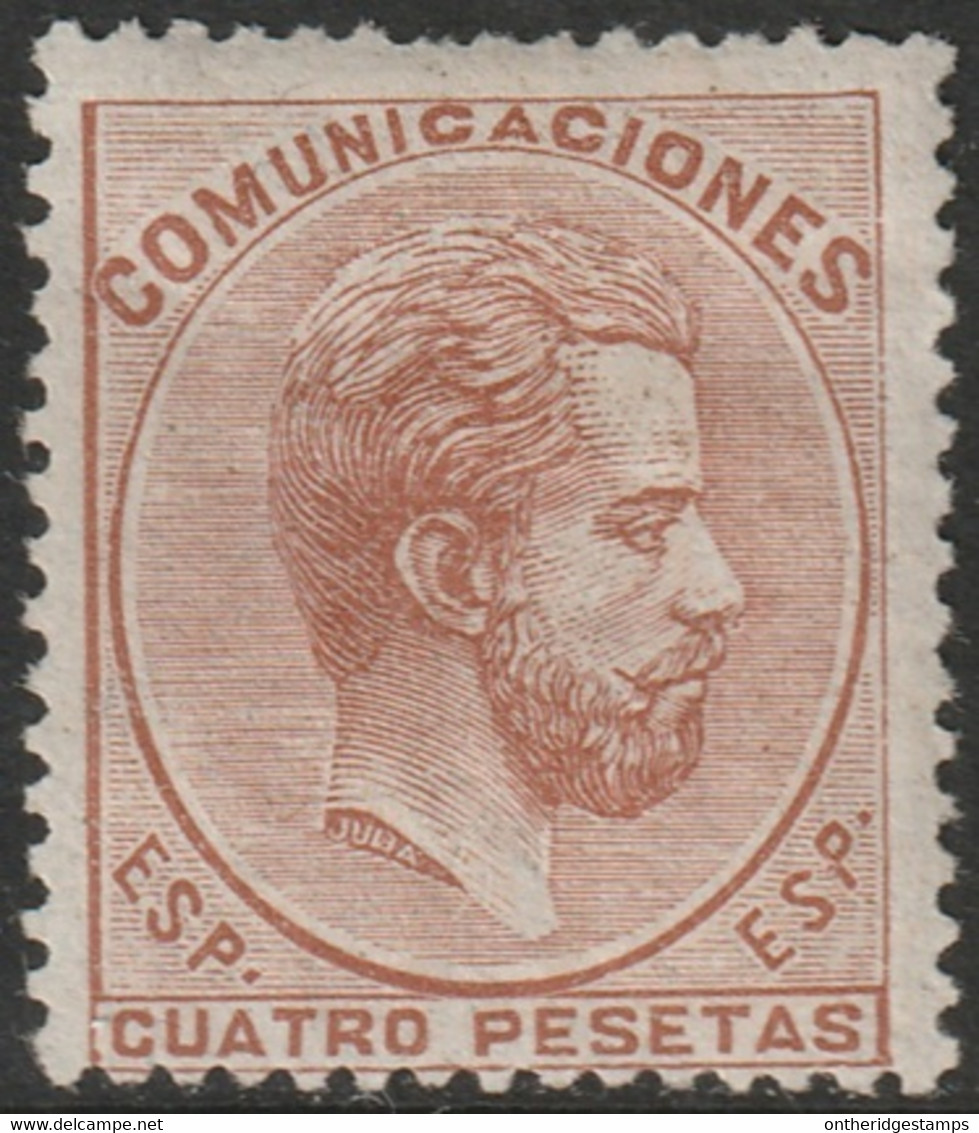 Spain 1872 Sc 188 Espana Ed 128 MH* - Ungebraucht