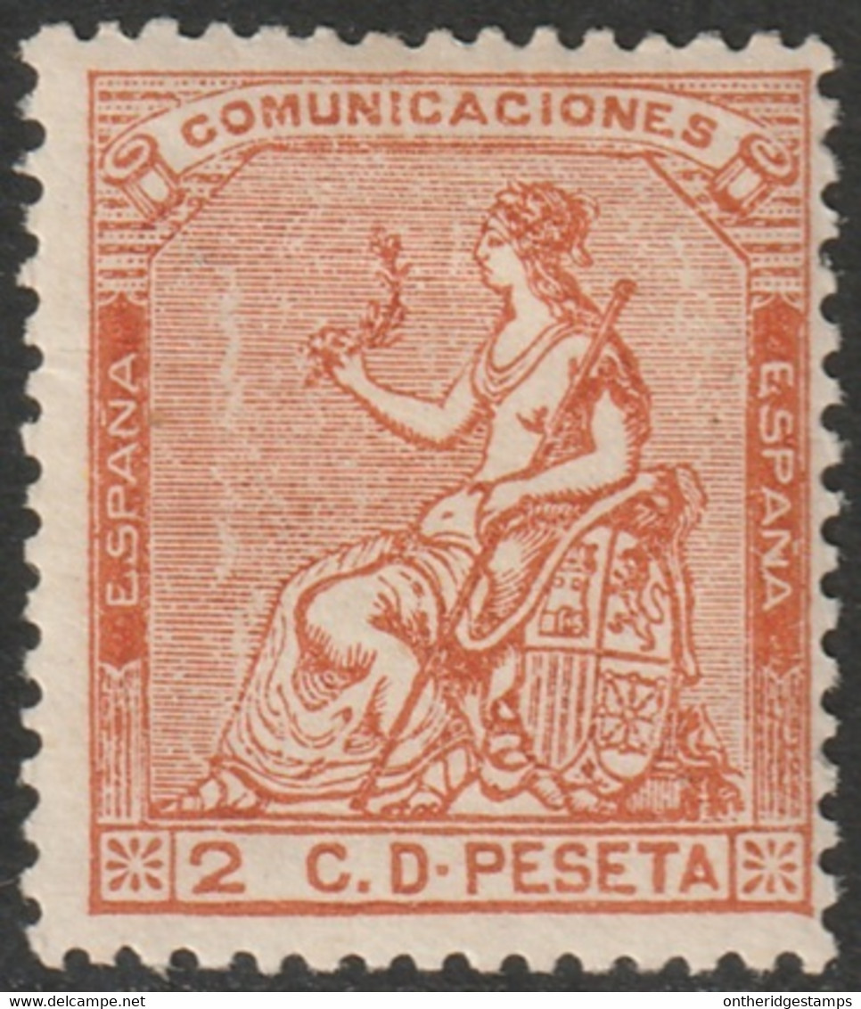 Spain 1873 Sc 191 Espana Ed 131 MH* - Ungebraucht