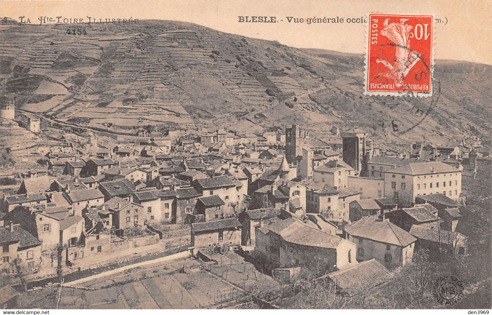 BLESLE (Haute-Loire) - Vue Générale Occidentale - Blesle