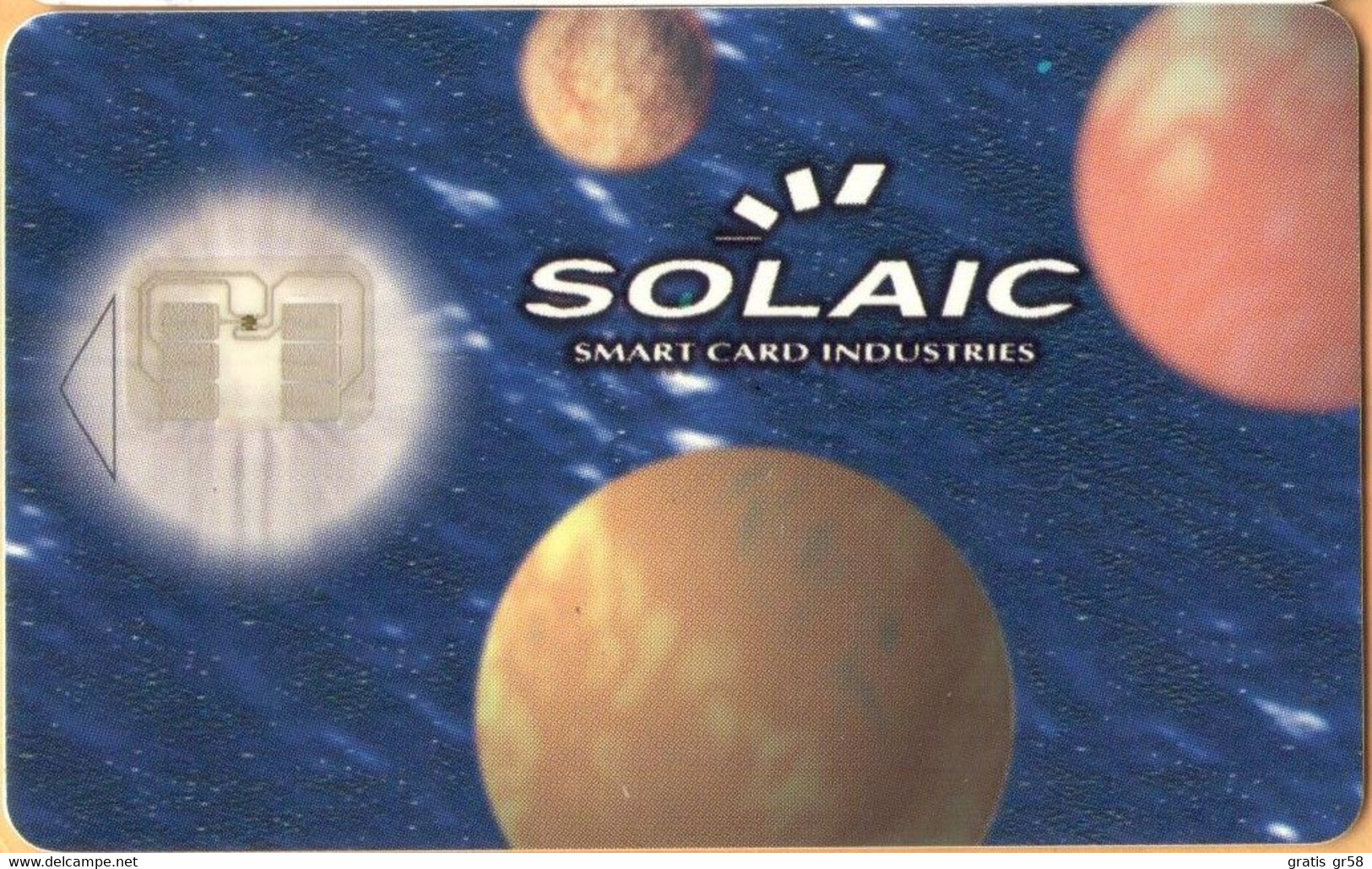 Germany - Solaic Test Card Body, Chip  Solaic SO7A, Loaded For Germany, As Scan - [5] Errores Y Variedades