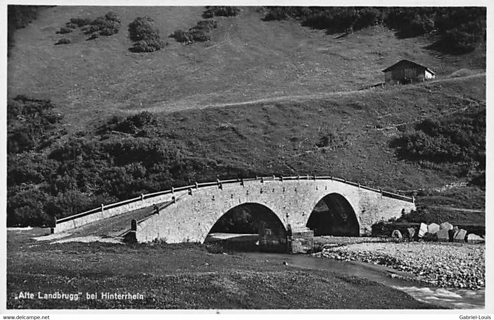 Alte Landbrugg Bei Hinterrhein - Hinterrhein