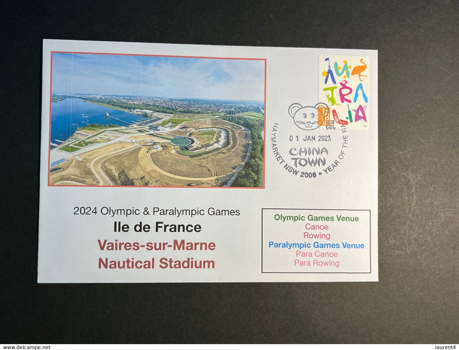 (3 N 2) 2024 France - Paris Olympic Games (1-1-2023) Location - Ile De France - Nautical Stadium (Canoe / Rowing) - Eté 2024 : Paris