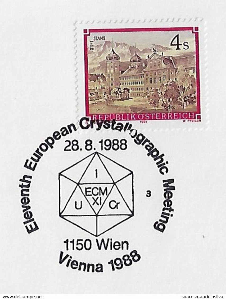Austria 1984/1959 2 Cover + 2 Card With Commemorative Cancel Geology Mineral - Minéraux