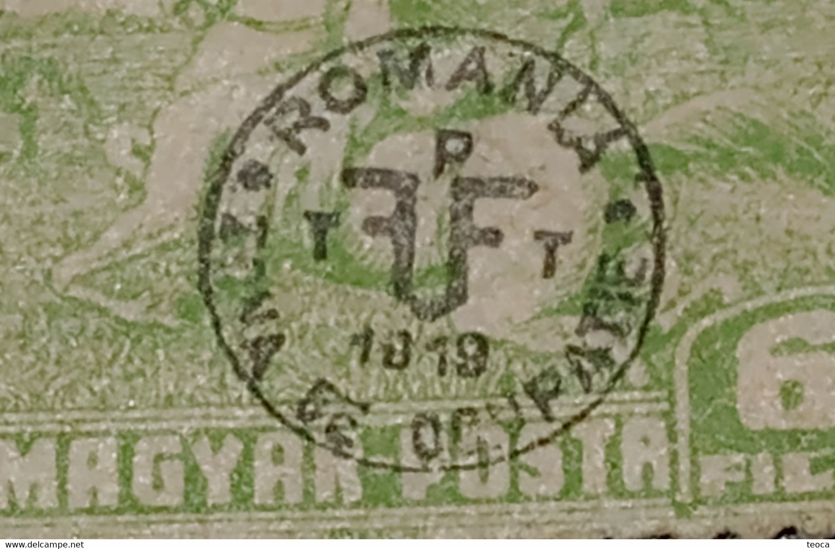 Errors  Romania 1919  Transylvania, Zone Occupation Printed With  Misplaced Overprint PTT Broken And Pasted Letters "i" - Errors, Freaks & Oddities (EFO)