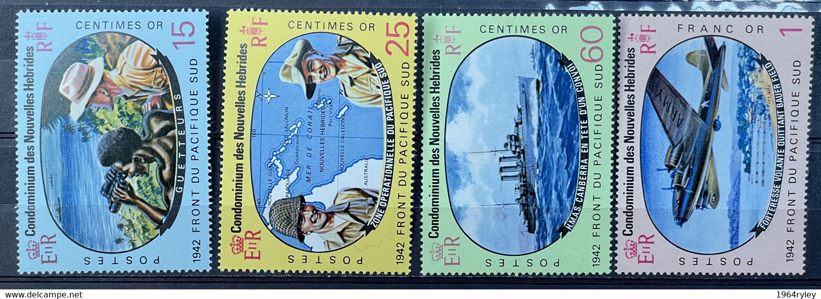 NEW HEBRIDES -MNH** - 1967 - # 257/260 - Oblitérés