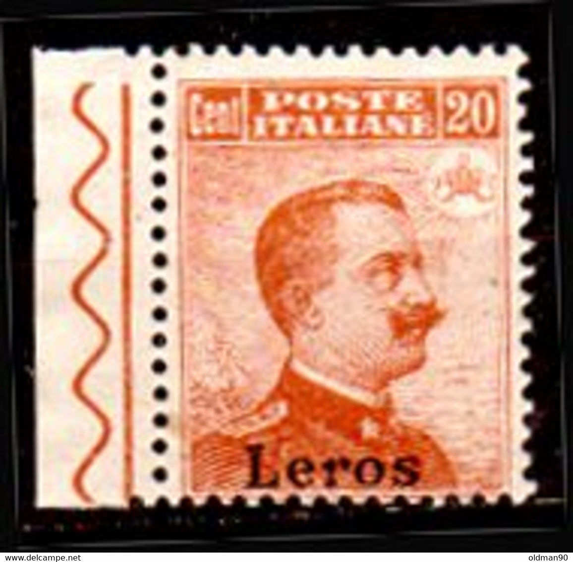 Egeo-OS-291- Lero: Original Stamp And Overprint 1917 (++) MNH - Quality In Your Opinion. - Egée (Coo)