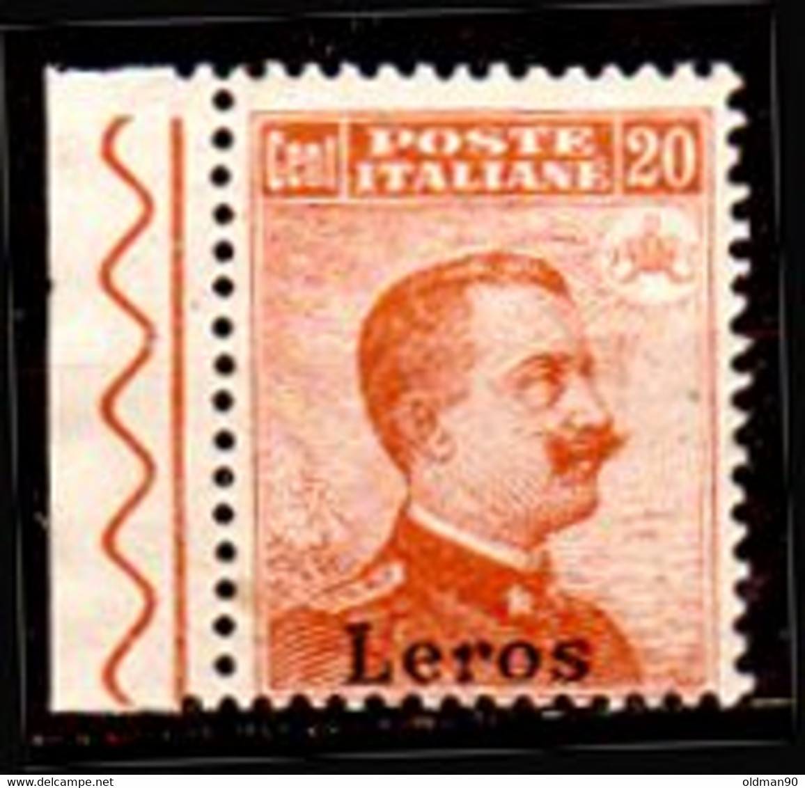 Egeo-OS-291- Lero: Original Stamp And Overprint 1917 (++) MNH - Quality In Your Opinion. - Aegean (Coo)