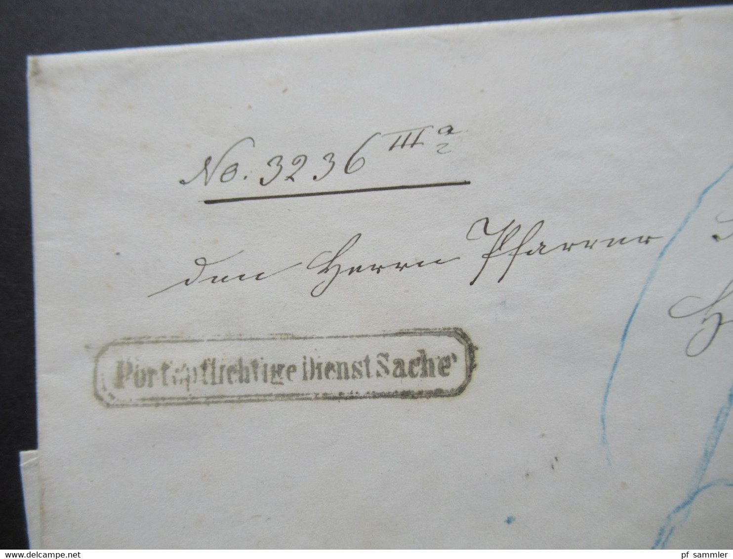 DR 26.1.1874 (Zeit Der Brustschilde) Portopflichtige Dienst Sache Mit Hufeisenstempel Münster I.W. Nach Lütgendortmund - Storia Postale