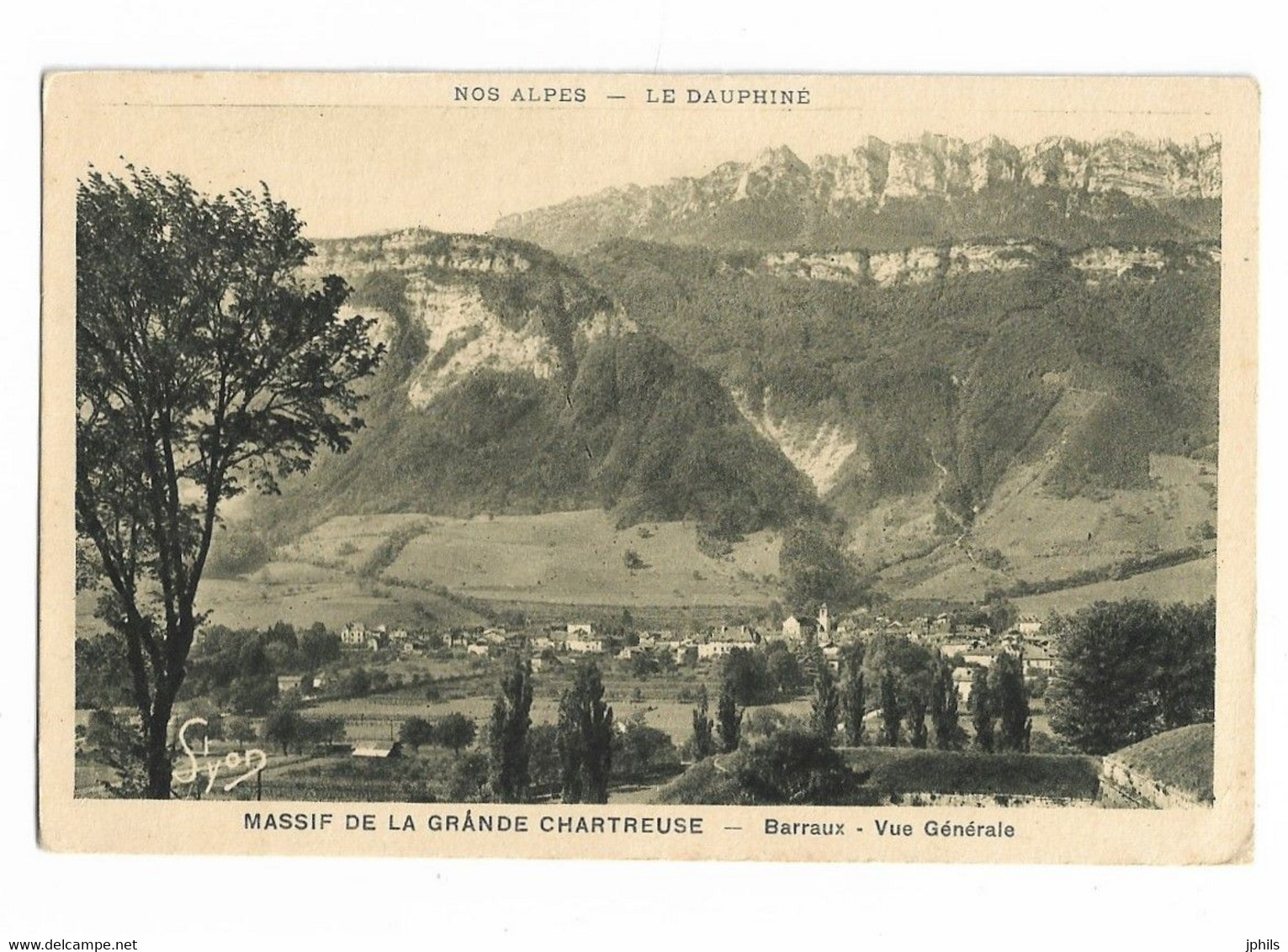 38 BARRAUX Vue Générale - Barraux