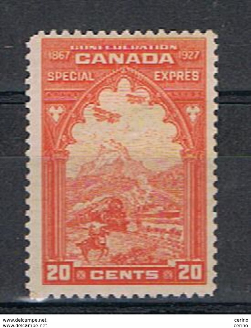 CANADA:  1927  BY  EXPRESS  -  20 C. UNUSED  STAMP  -  YV/TELL. 3 - Airmail: Special Delivery