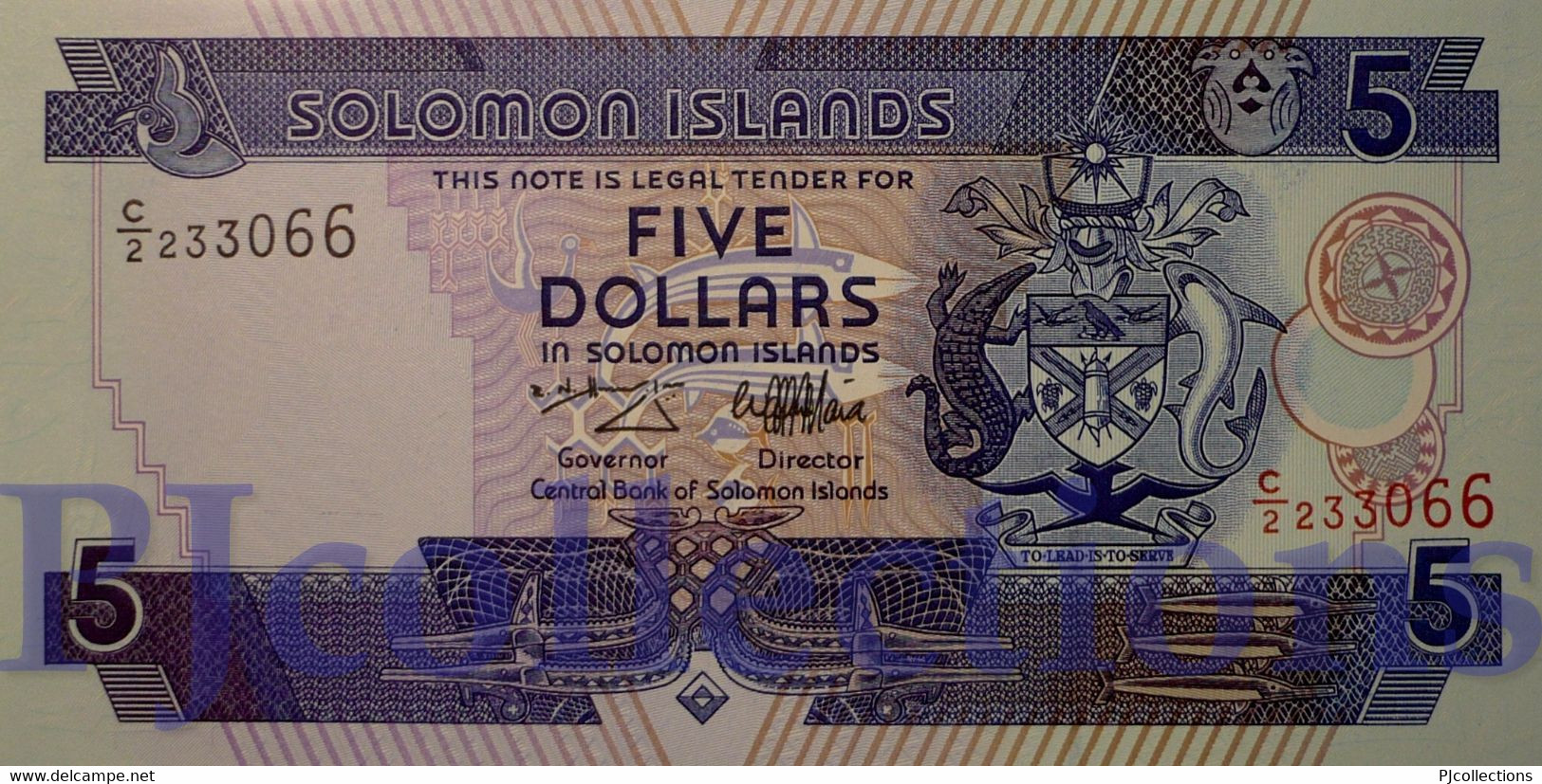 SOLOMON ISLANDS 5 DOLLARS 1997 PICK 19 UNC - Salomons