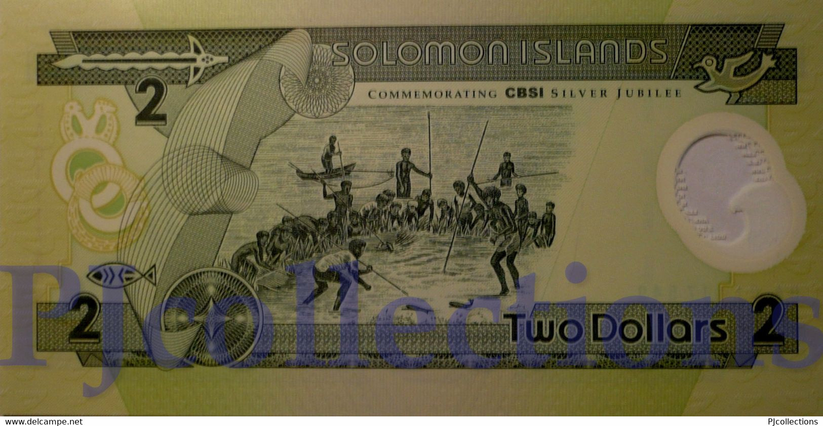 SOLOMON ISLANDS 2 DOLLARS 2001 PICK 23 POLYMER UNC - Isla Salomon