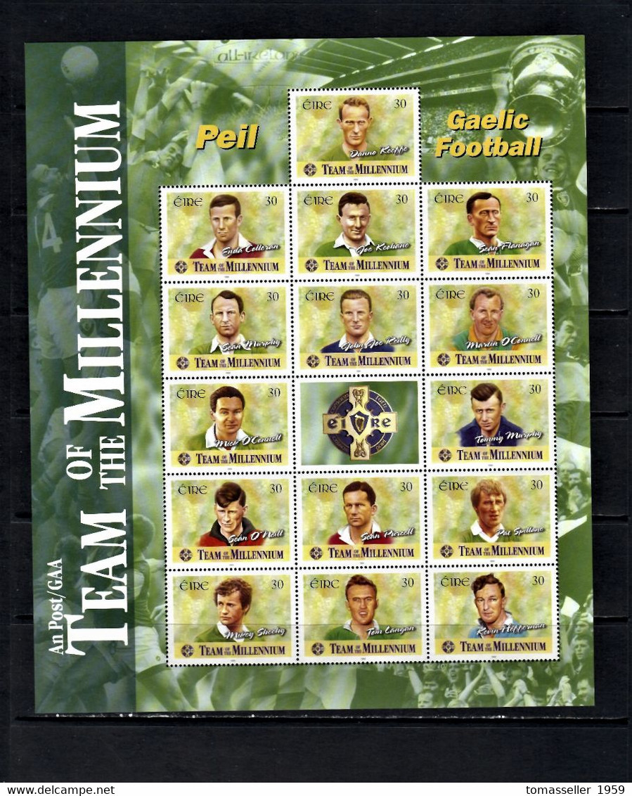 Ireland-1999 Full Year set ( stamps.+ s/s+booklets) -  29 issues.MNH