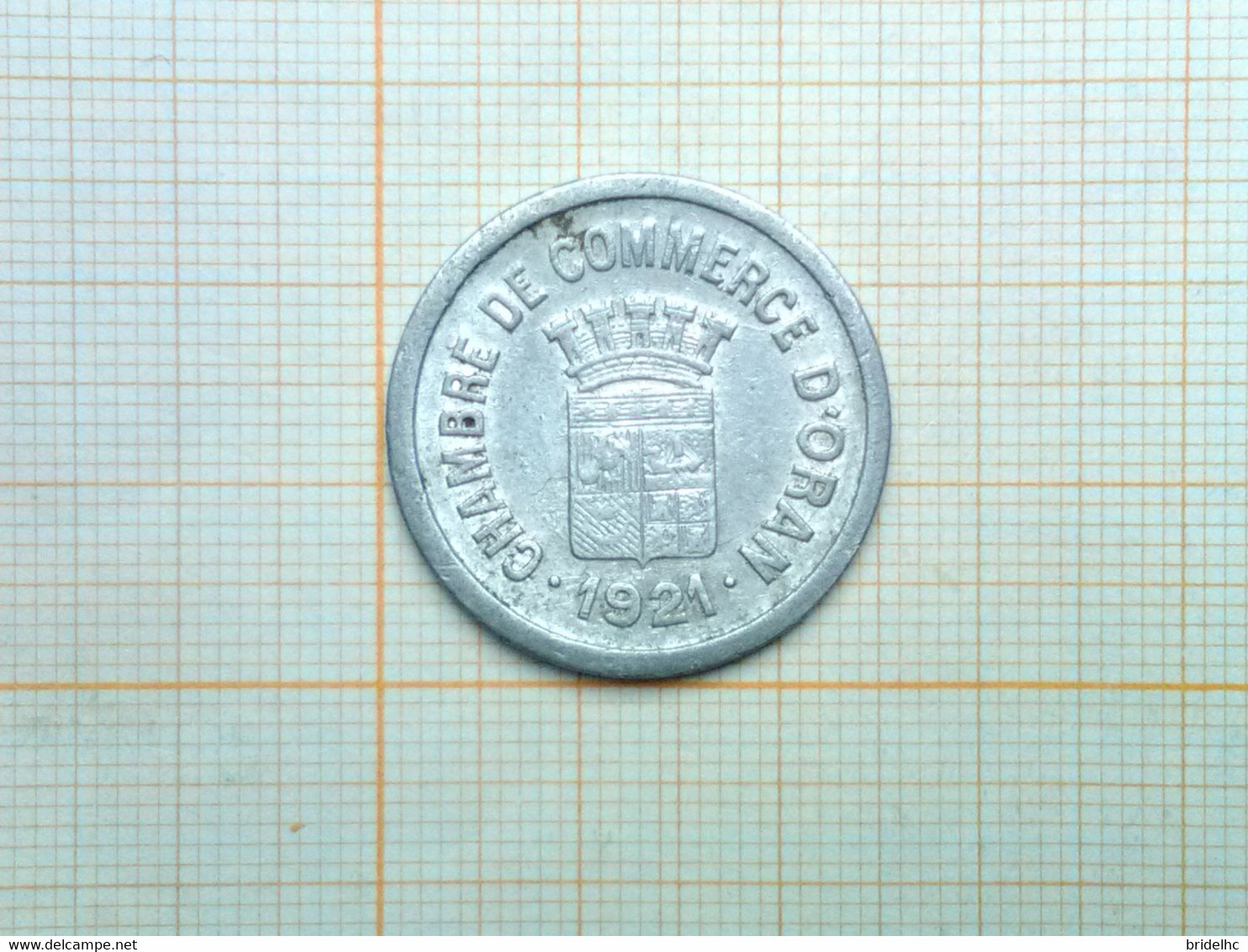 10 Centimes Chambre De Commerce Oran 1921 - Monétaires / De Nécessité
