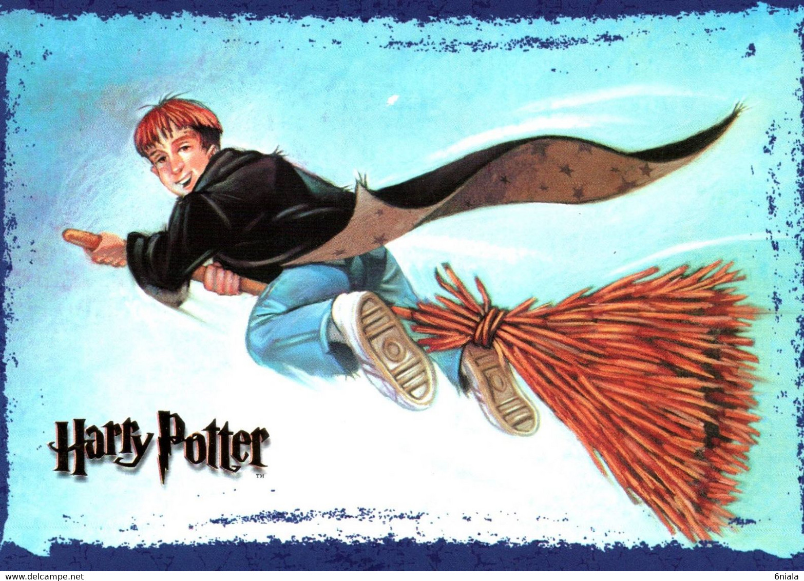 16324 HARRY POTTER   Sur Son Balai WB Warner Bros    ( 2 Scans ) - Other & Unclassified