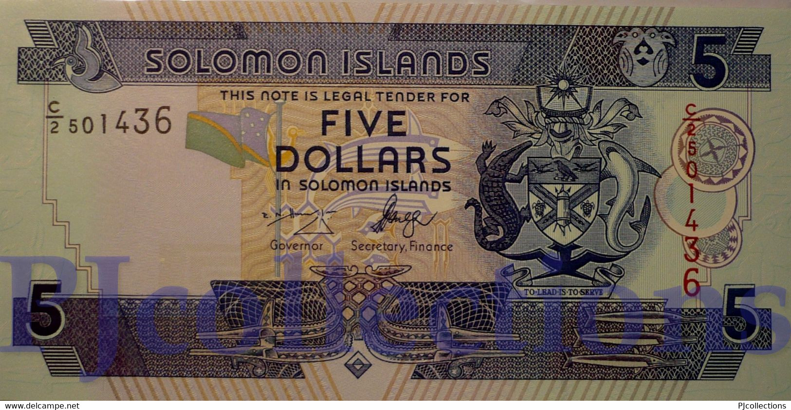 SOLOMON ISLANDS 5 DOLLARS 2006 PICK 26 UNC - Salomons