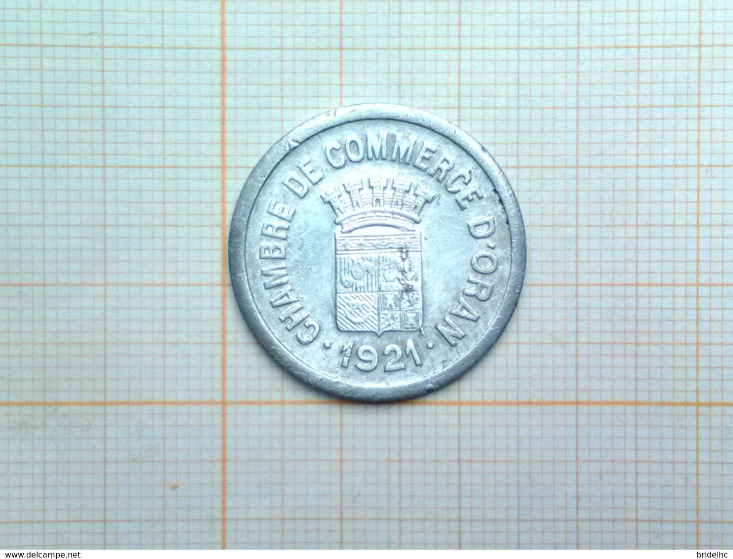 10 Centimes Chambre De Commerce D'Oran 1921 - Monétaires / De Nécessité
