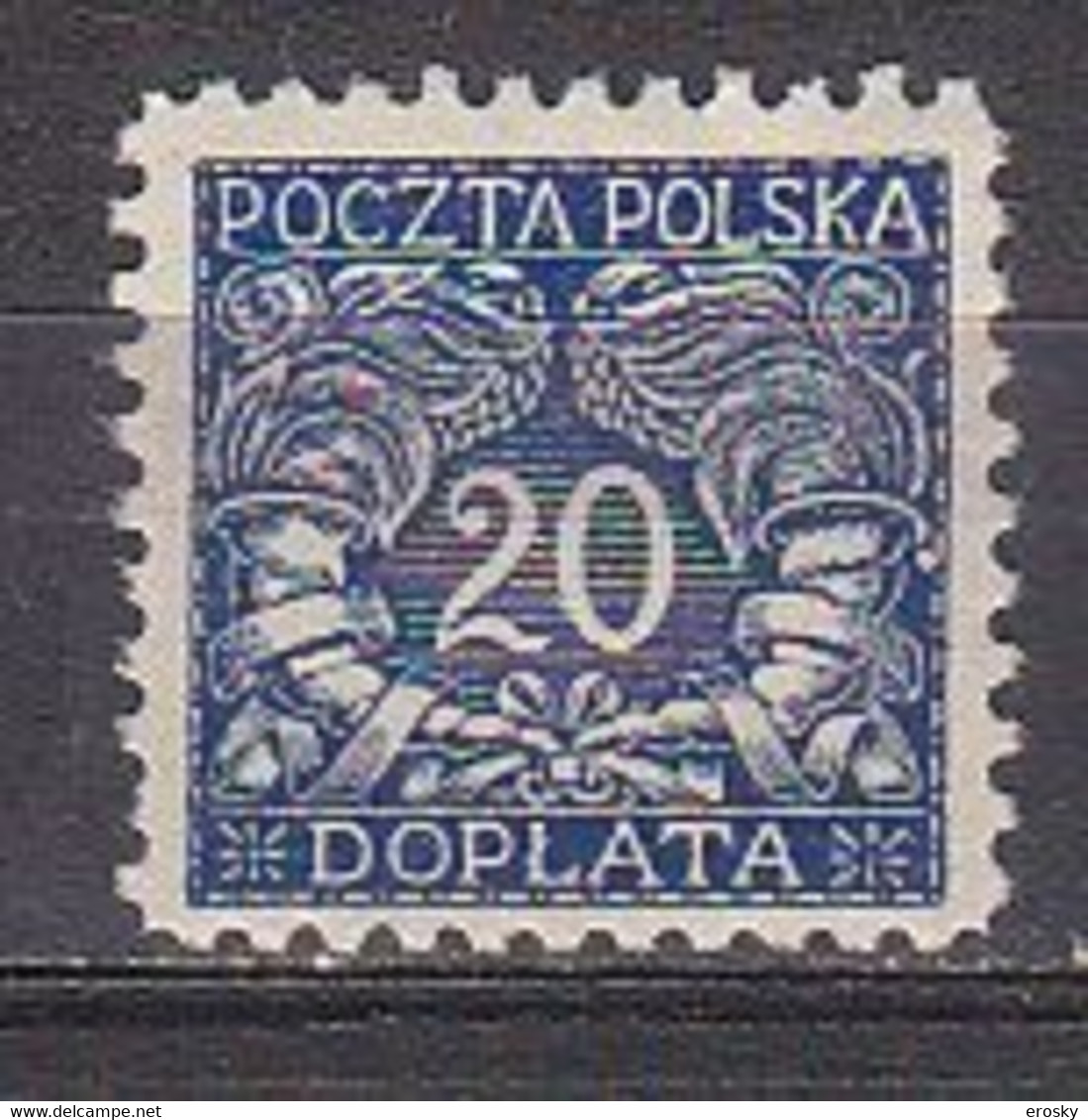 R3952 - POLOGNE POLAND TAXE Yv N°26 * - Portomarken