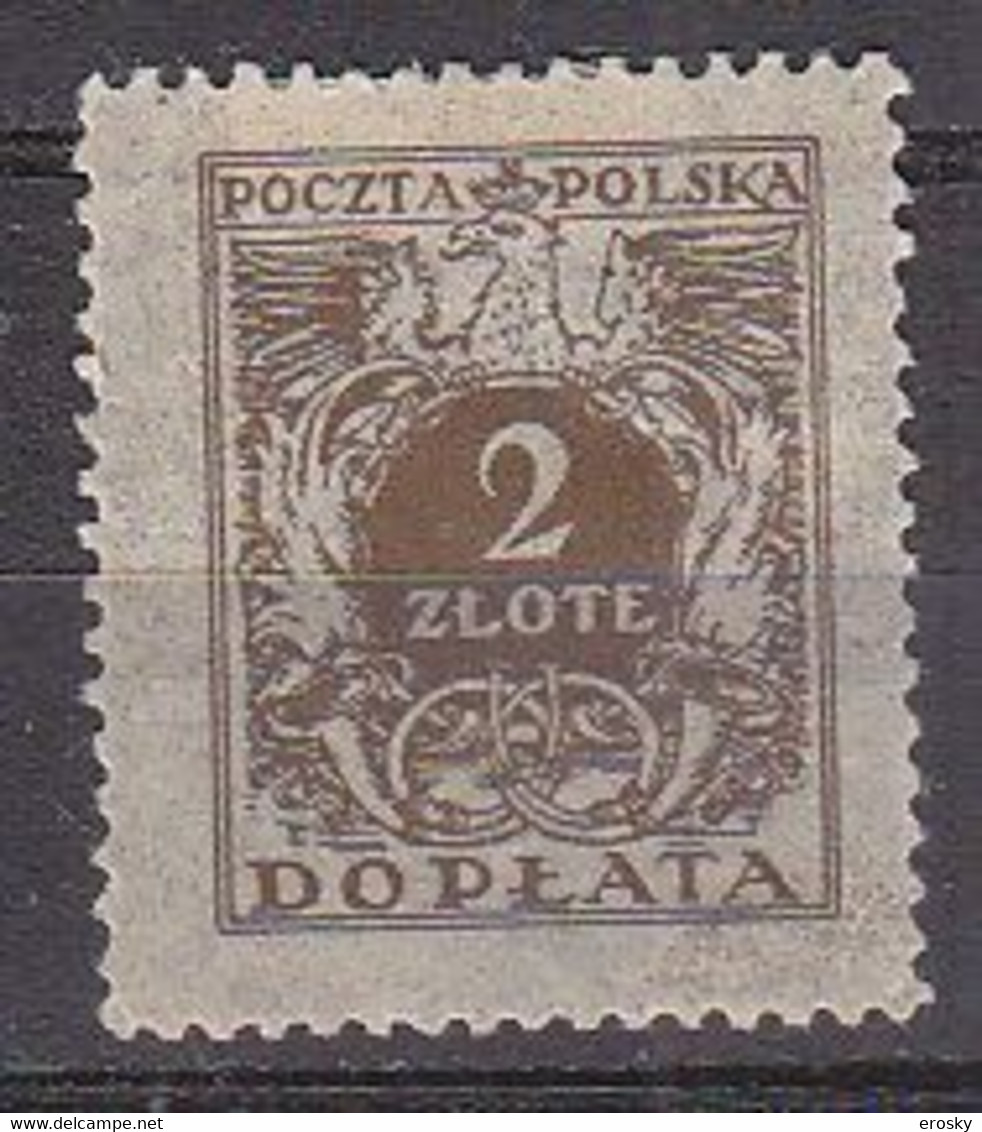 R3972 - POLOGNE POLAND TAXE Yv N°77 * - Postage Due