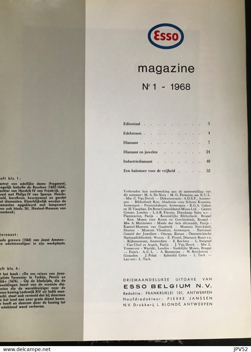 (518) Esso Magazine - Nr 1 - 1968 - 52 Blz. - Autres & Non Classés