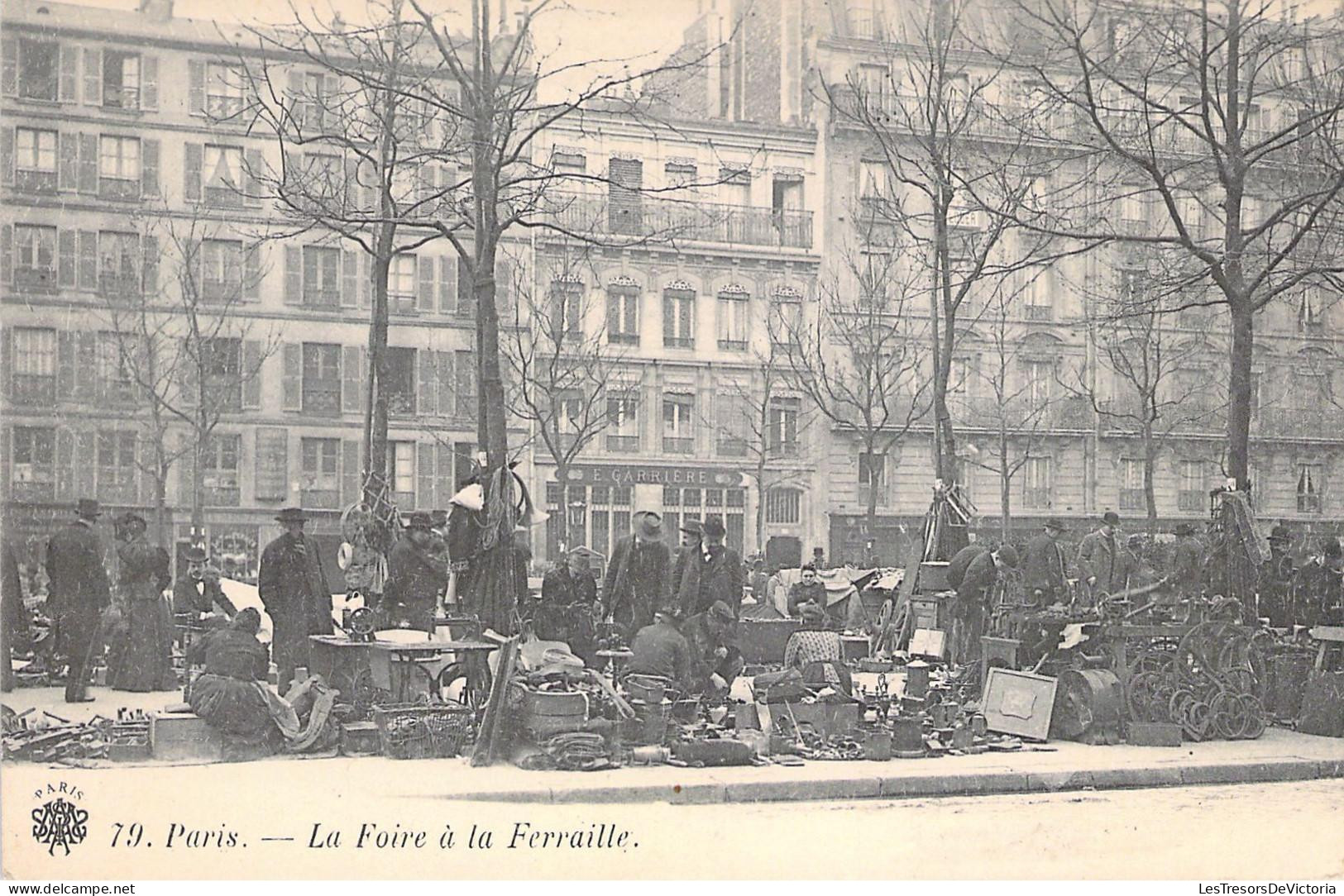 CPA COMMERCE - Paris - Foire à La Ferraille - Dos Non Divisé - Ferias