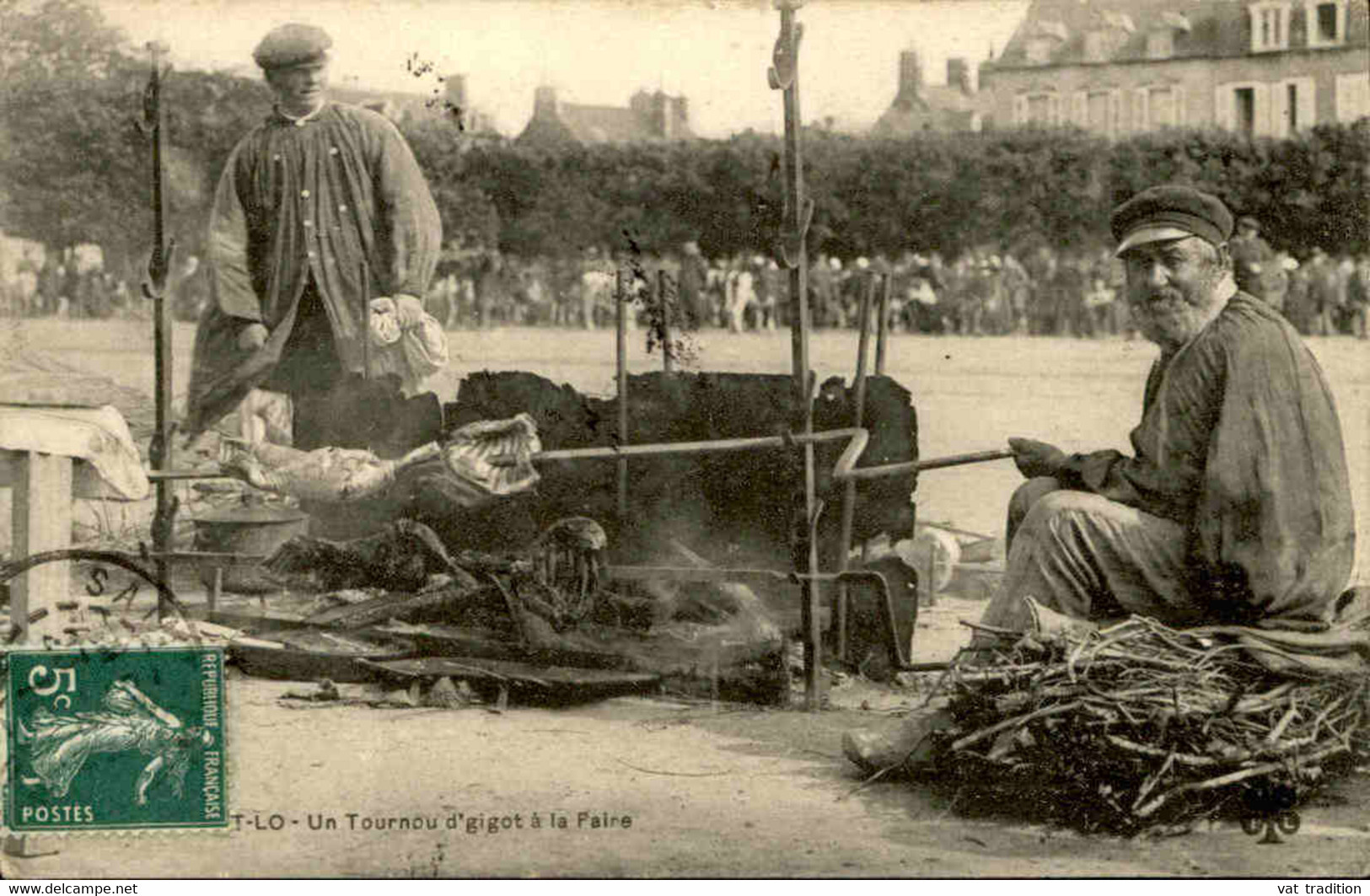 COMMERCES - Foire De St Lo - Rôtisserie D'Agneau Sur La Foire - L 136827 - Fairs