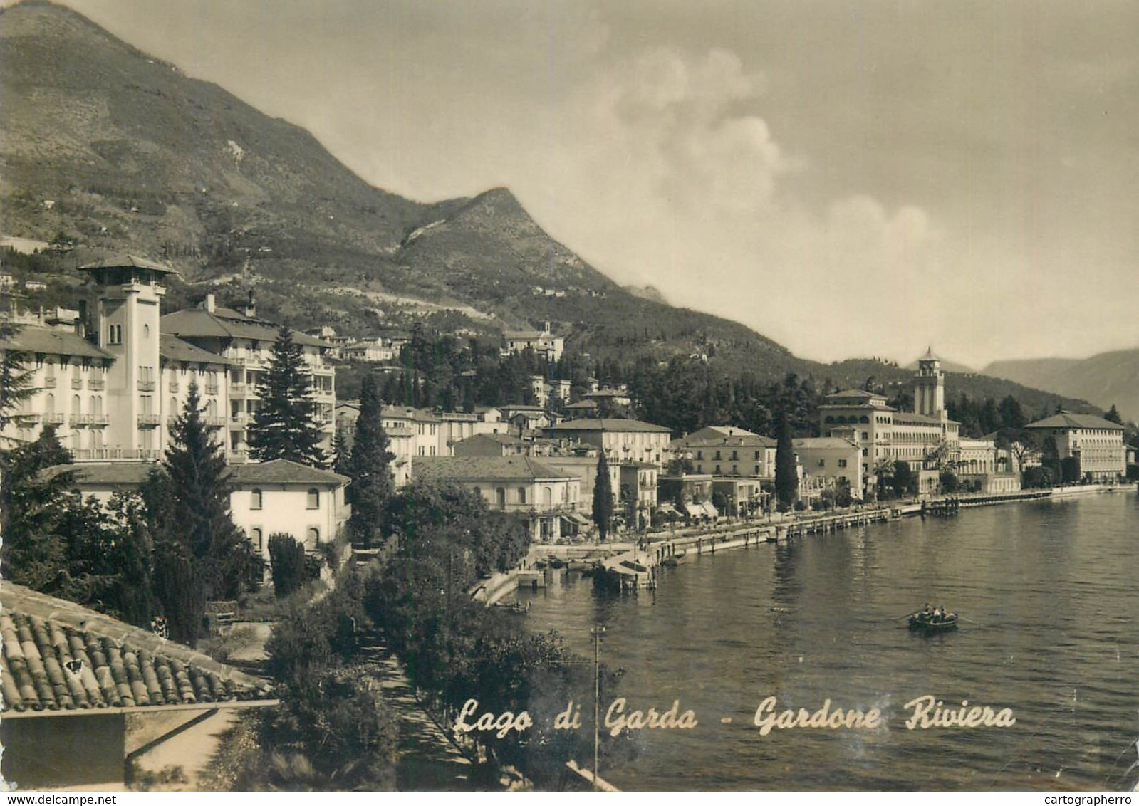 Postcards Switzerland Lago Di Garda Gardone Riviera - Riviera