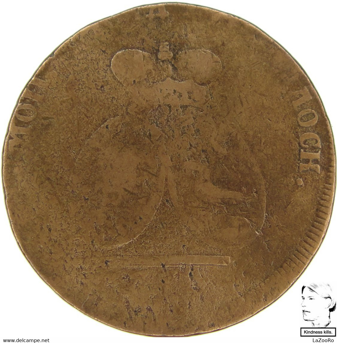 LaZooRo: Moldavia & Wallachia 2 Para 3 Kopeks 1773 VG / F - Moldavie