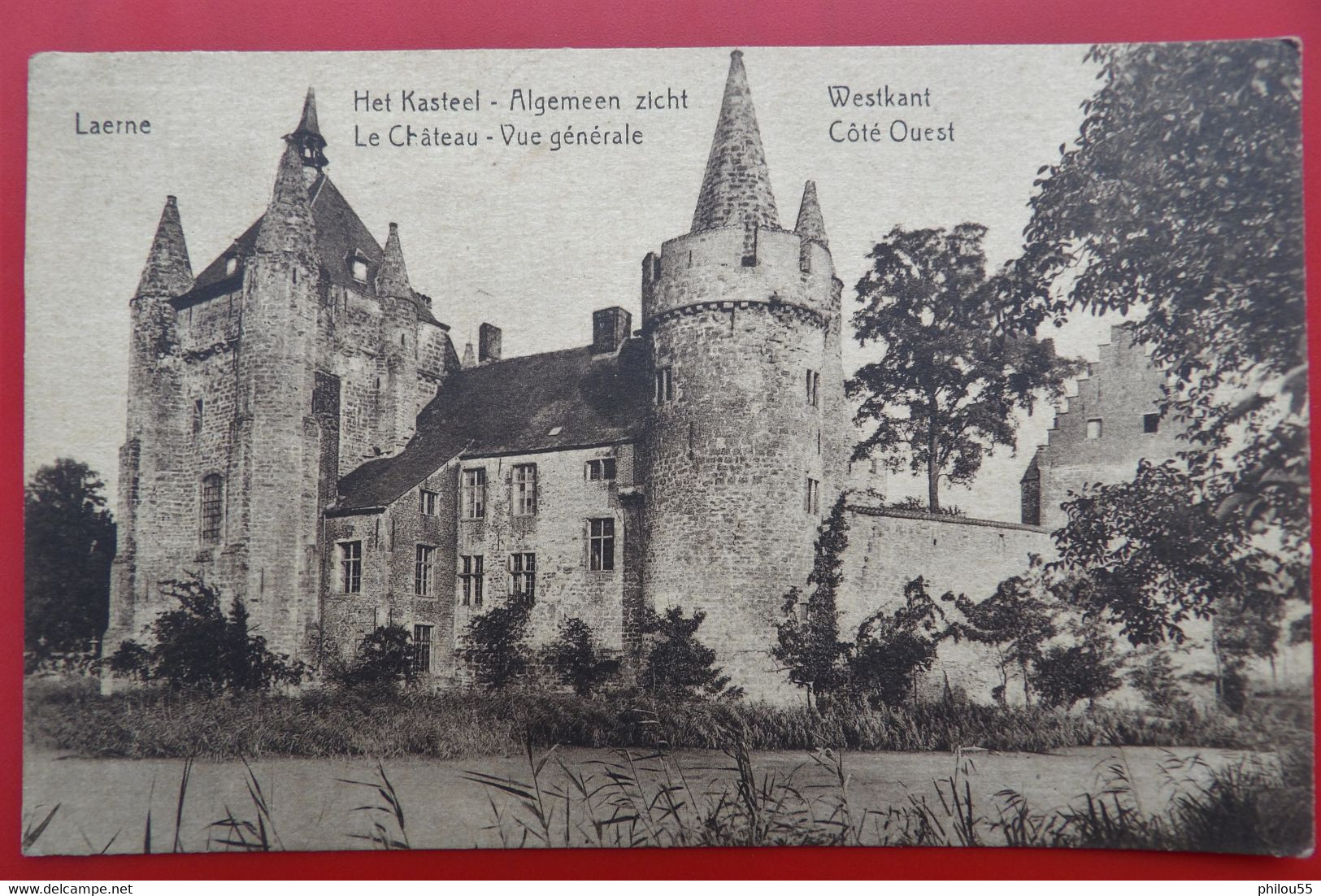 Cpa LAARNE LAERNE  Chateau Vue Generale Cote Ouest - Laarne