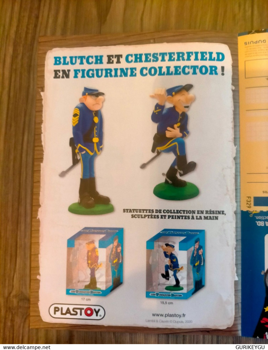 LES TUNIQUES BLEUES  Spirou Prospectus Bulletin D'abonnement Figurine Collector BLUTCH CHETERFIELD Jeu Vidéo Flyer - Tuniques Bleues, Les