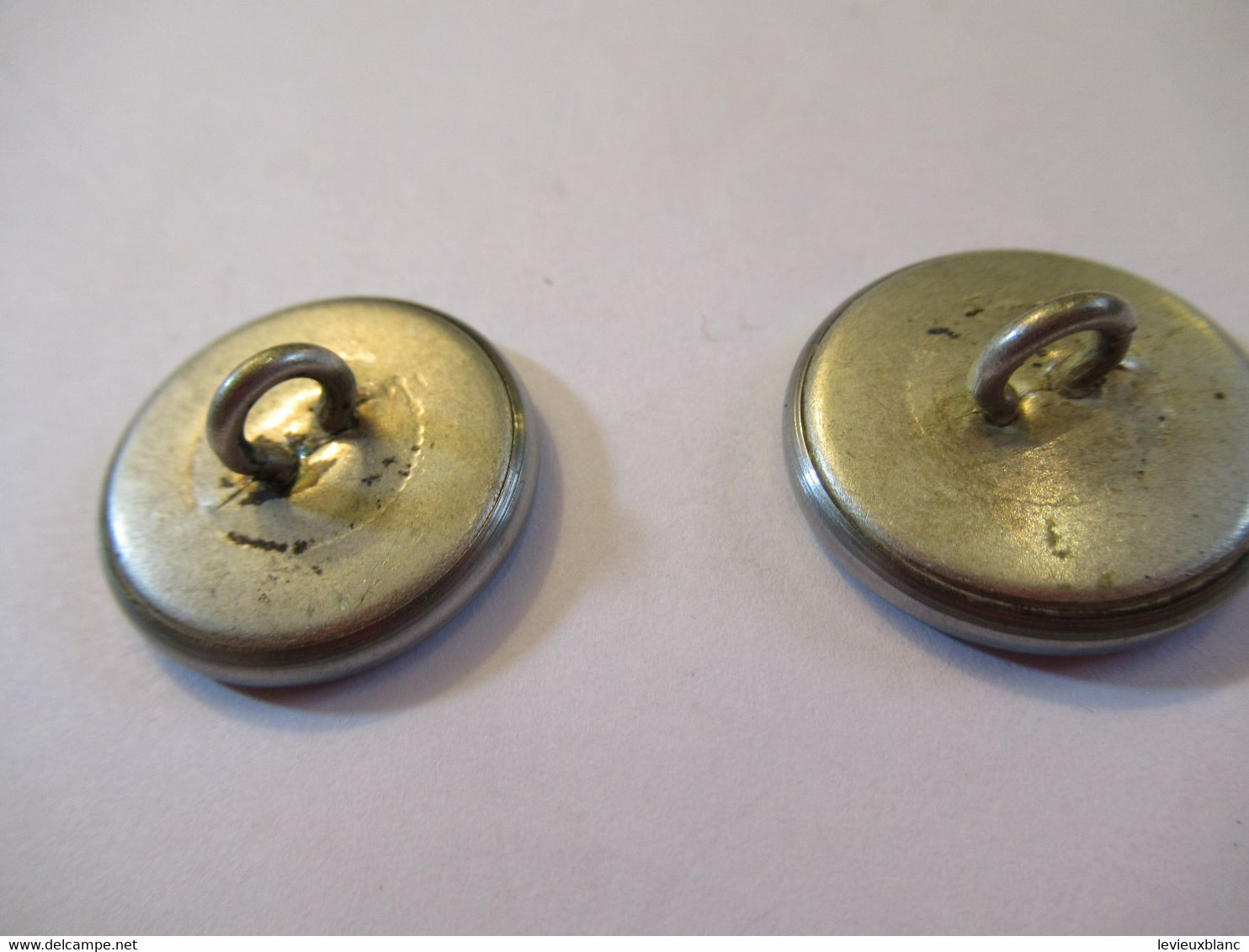 2 Boutons Anciens/ Banque/ Uniforme/Comptoir National D'Escompte De Paris / C N E P / 2,1 Cm/Vers 1960         BOUT232 - Boutons