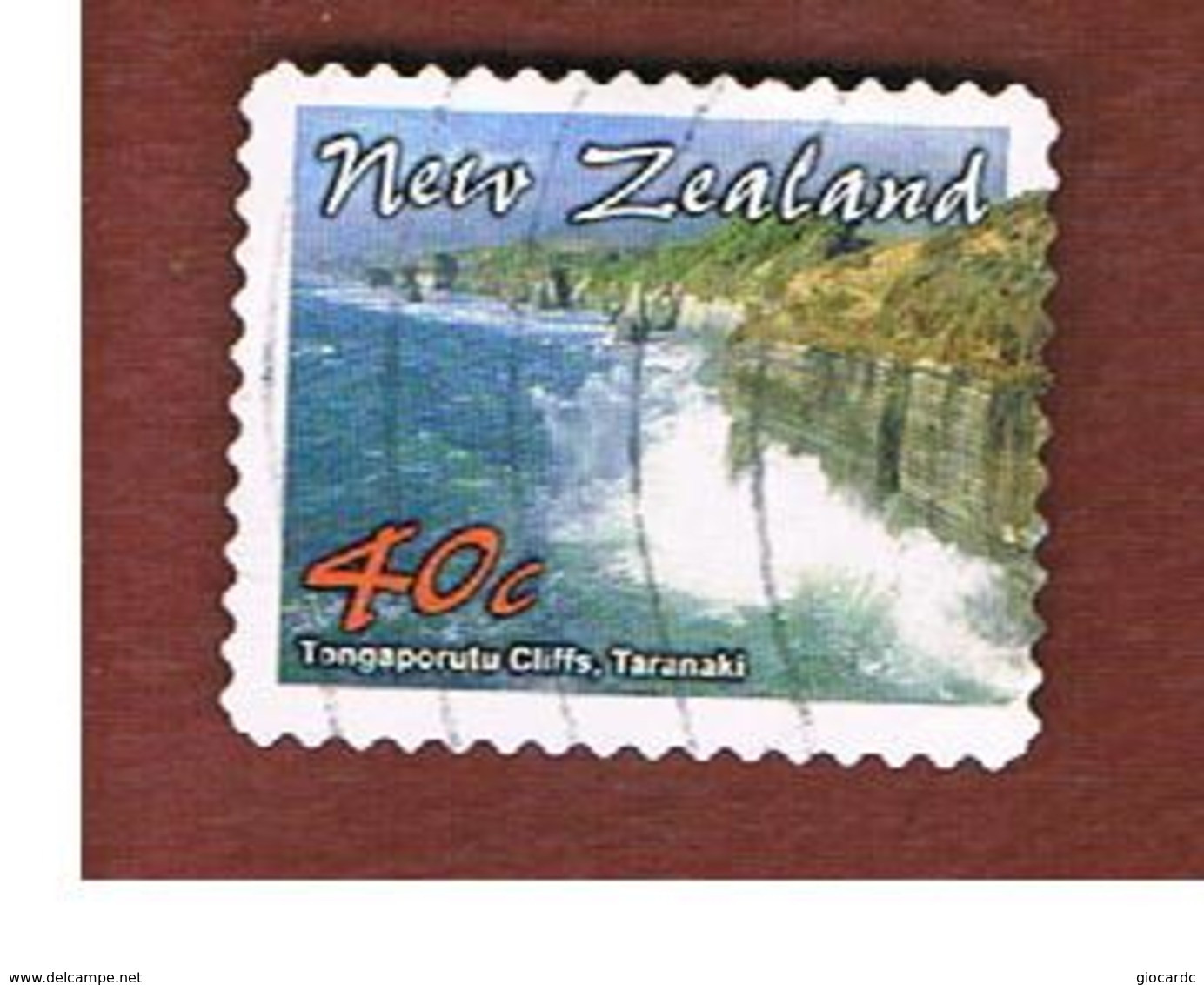 NUOVA ZELANDA (NEW ZEALAND) - SG 2516c  -  2002  COASTLINES: TARANAKI -  USED° - Oblitérés