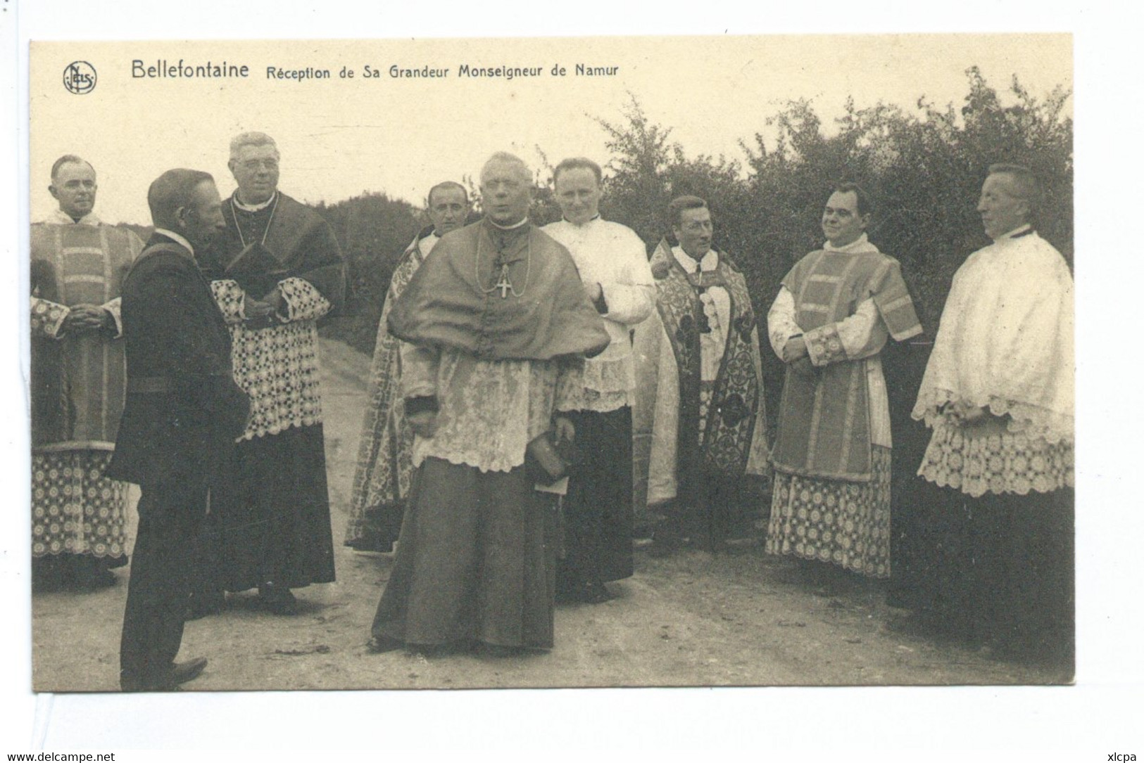 Lot De 6 Cartes Bellefontaine Réception De Sa Grandeur Monseigneur De Namur Communion Solennelle Etc. - Bièvre