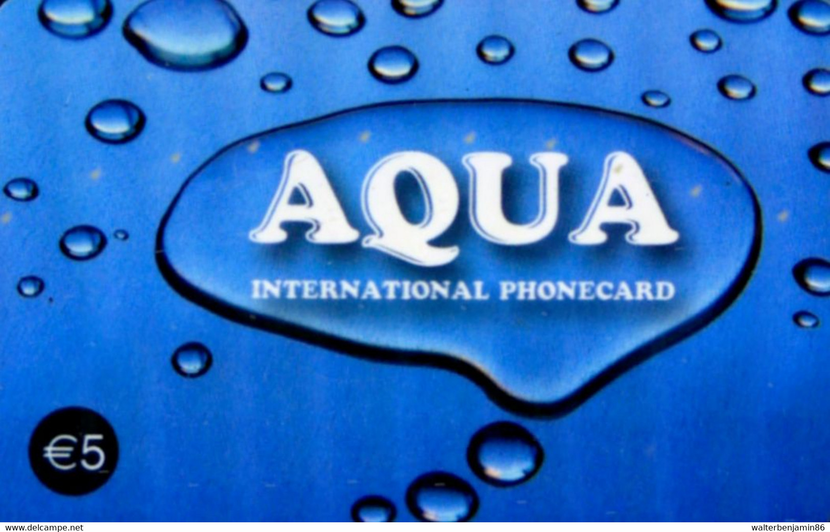 SCHEDA TELEFONICA PHONECARD INTERNAZIONALE AQUA 2011-07 - Public Themes