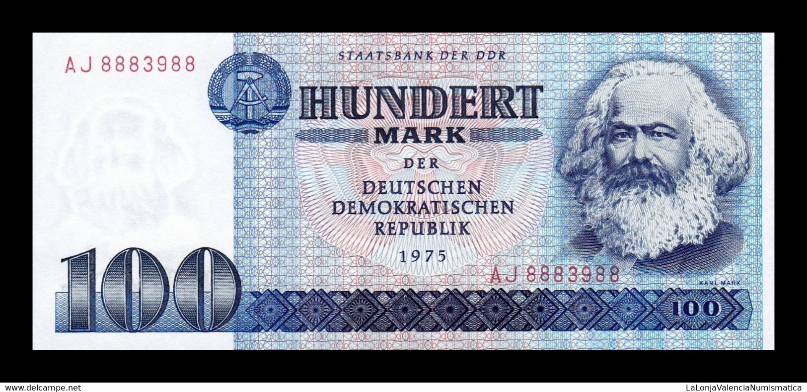 Alemania Germany Dem. Rep. DDR 100 Mark 1975 Pick 31b SC UNC - 100 Mark