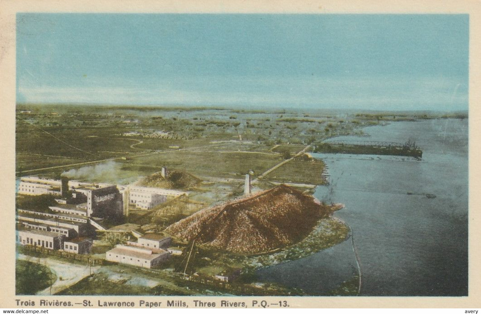 Papeterie Usines Saint-Laurent, Trois-Rivieres, Quebec  St. Lawrence Paper Mills - Trois-Rivières