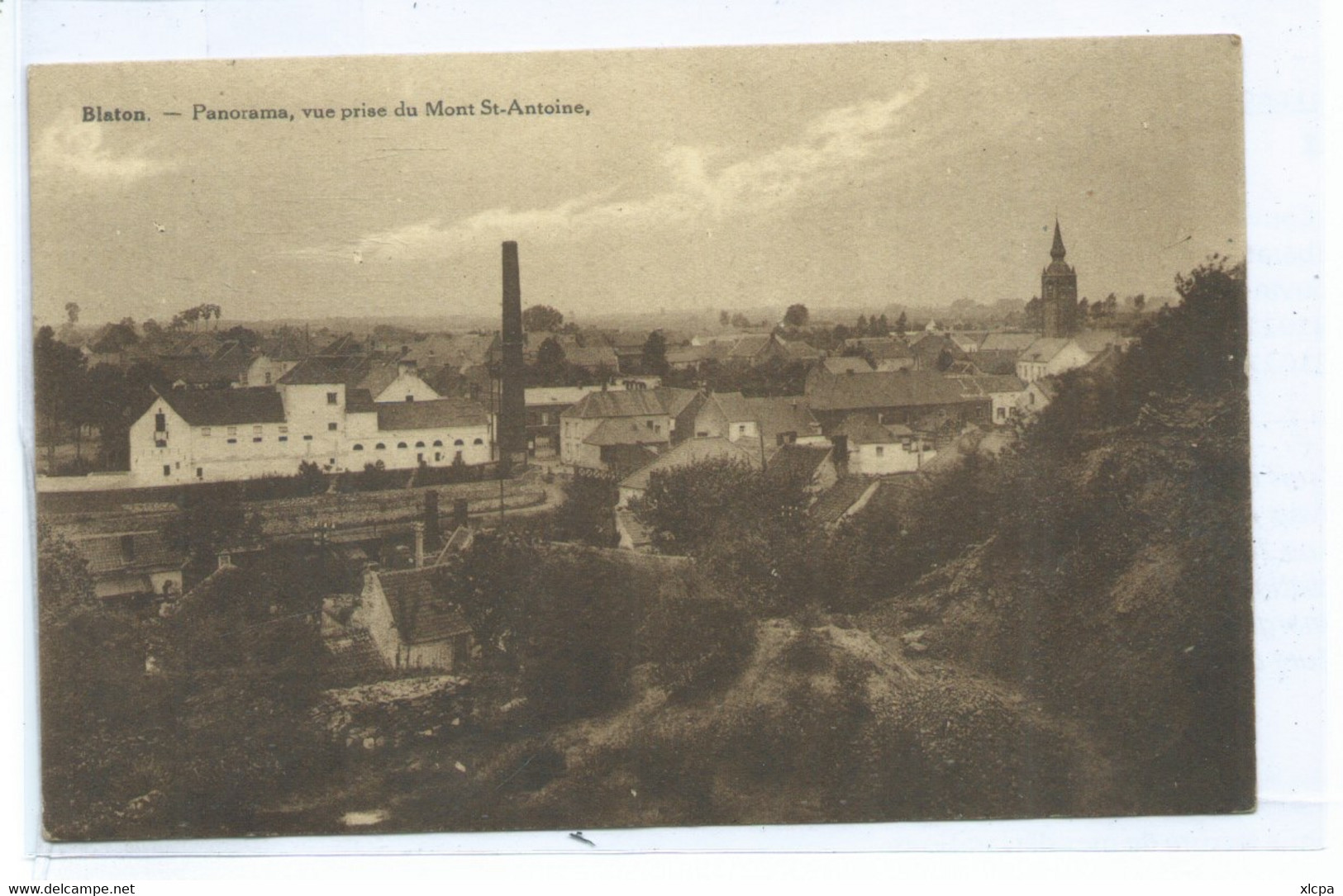 Blaton Panorama Vue Prise Du Mont-St. Antoine ( Carte Ayant Voyagé ) - Bernissart
