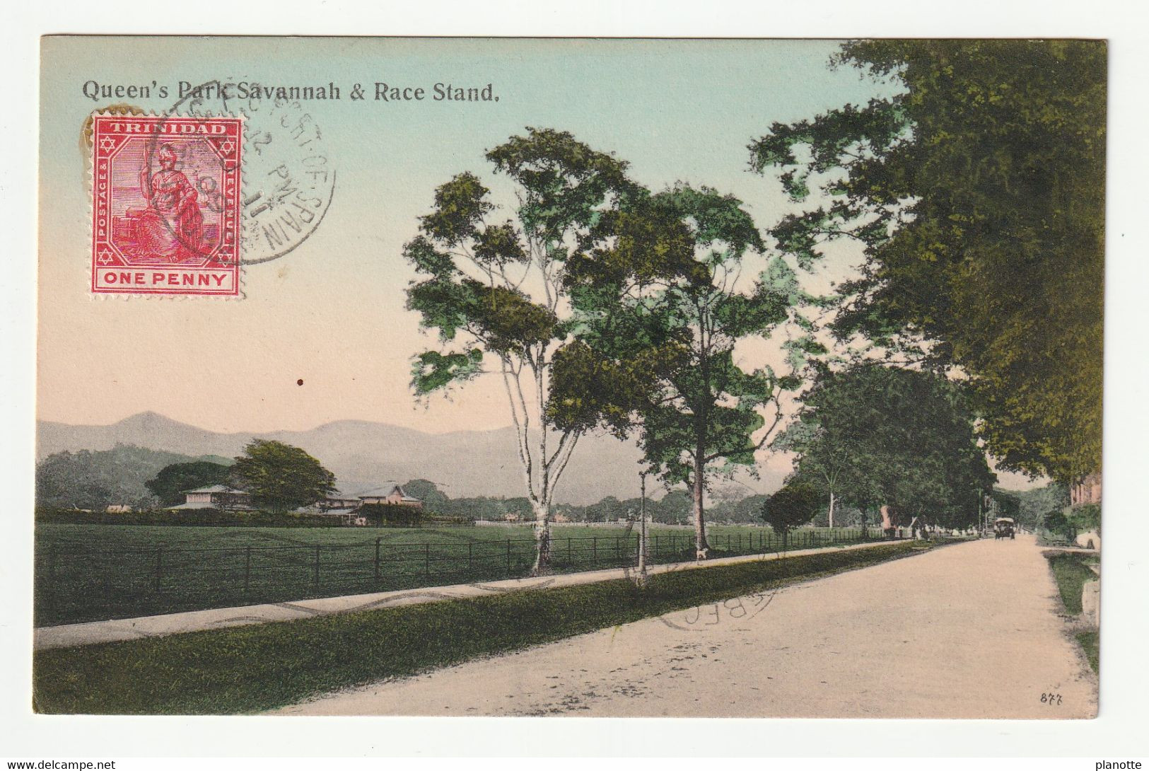 TRINIDAD - Port Of Spain - Quee's Park Savannah & Race Stand - Old Pc 1909 - Trinidad