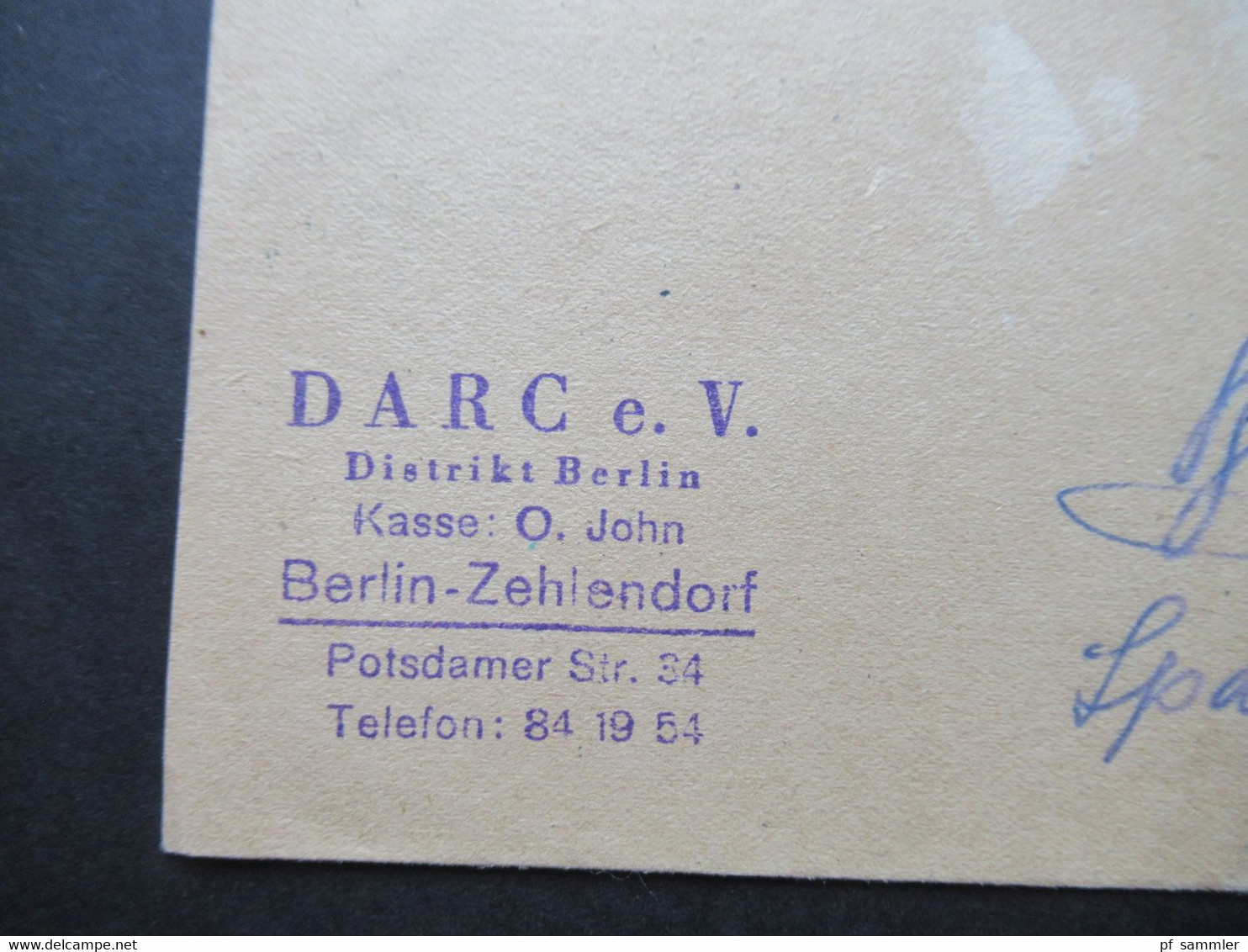 Berlin 1952 Männer Der Geschichte Nr.91 EF Drucksache DARC Werbestempel Bei Gefahr Rufe An 01 Polizei Berlin - Brieven En Documenten