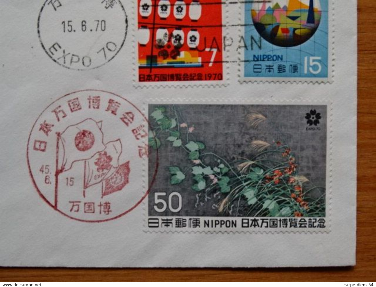 Japon - Enveloppe "First Day Of Issue" - Expo'70 Osaka - US Pavilion - 06/1970 - 1970 – Osaka (Japan)