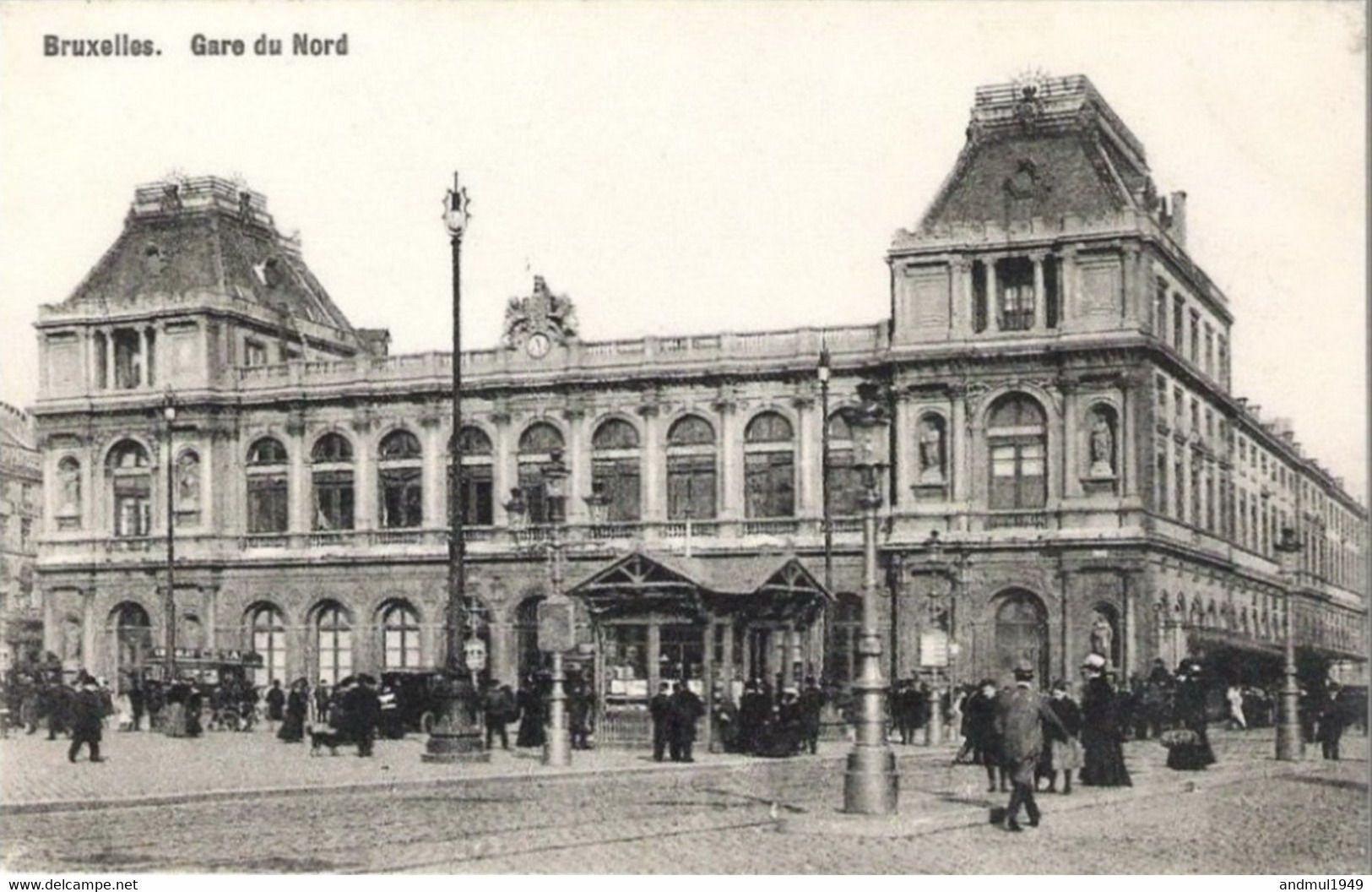 BRUXELLES - Gare Du Nord - Animation - Chemins De Fer, Gares